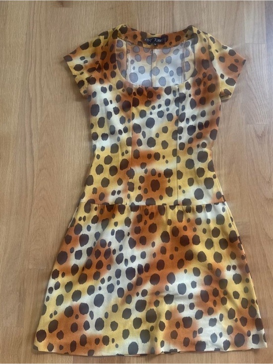 Betsey Johnson Dresses & Skirts - Vintage 1990s Betsey Johnson Y Leopard-Print Mini Dress
